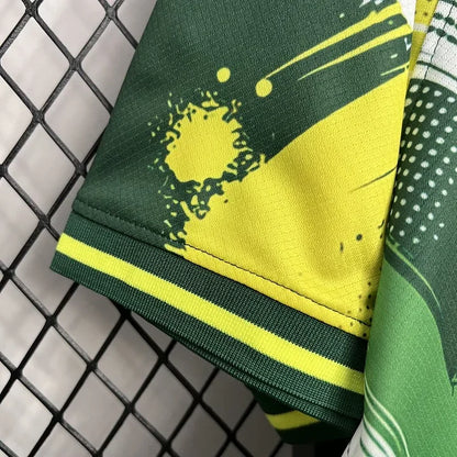 Maillot Brésil Concept Vert Jaune Aigle 2024-25